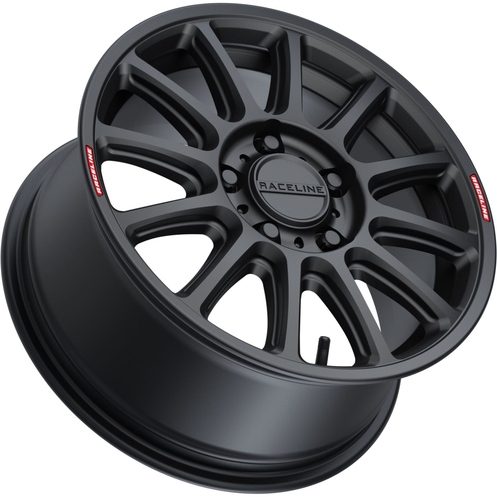 Raceline Wheel - Alpha - Front/Rear - Black - 15x7 - 5/114.3 - +56 mm A14VB-57012+56_1438029
