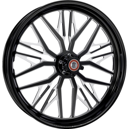 Performance Machine Wheel - Nivis - Front - Dual Disc - Black/Platinum - 21x3.5 1202-7106R-NVS-BMP_1487200