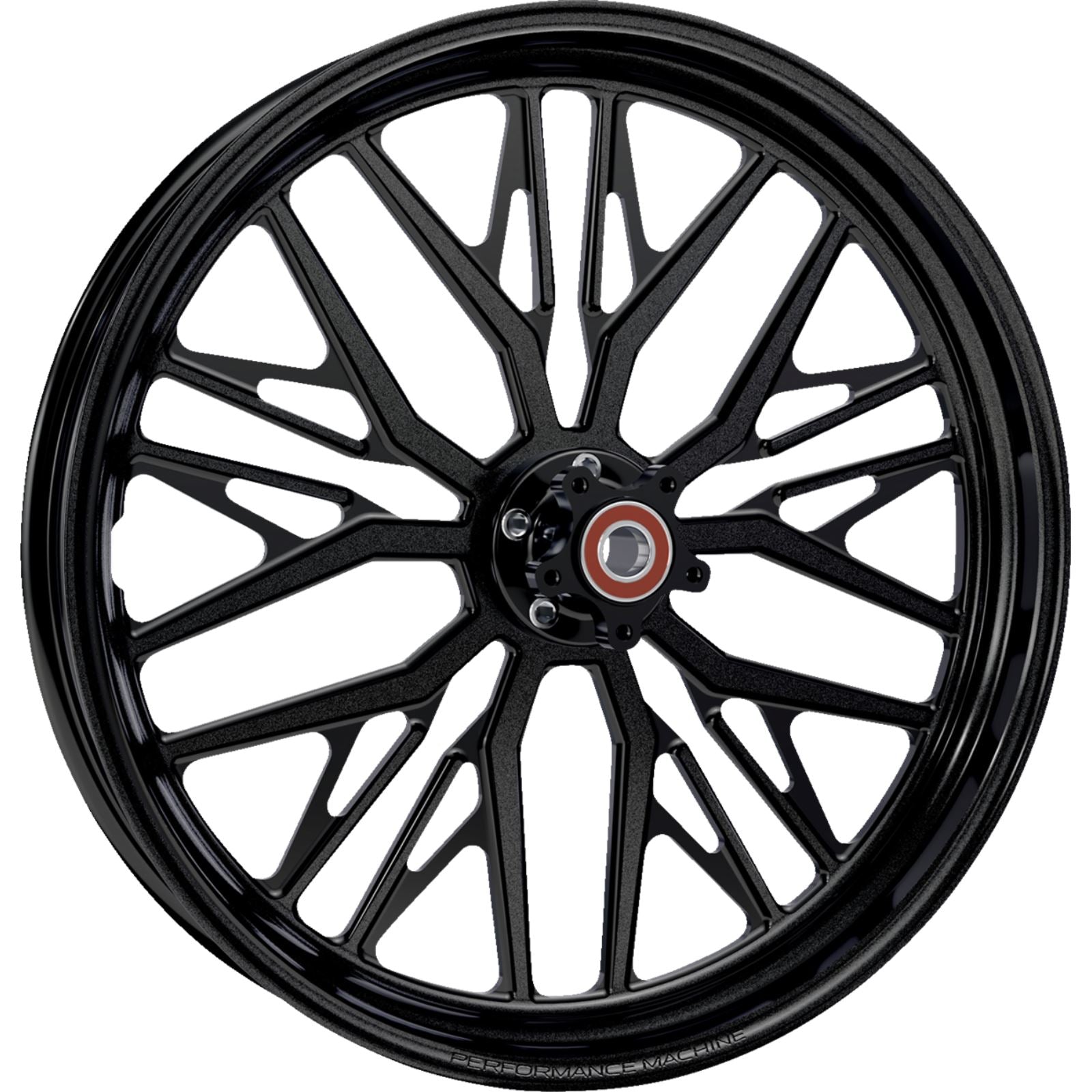 Performance Machine Wheel - Nivis - Front - Dual Disc/with ABS - Black Ops 21x3.5 1204-7106R-NVS-SMB_1438068