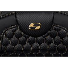 Saddlemen RoadSofa™ Seat - Honeycomb - Gold Stitch - Extended Reach A808-07B-190GOL_1485799