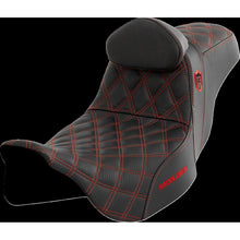 Saddlemen Pro Series SDC Performance Seat - with Backrest - Red Stitch SC80807REDRT_1443855