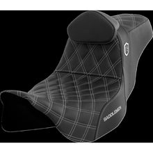 Saddlemen Pro Series SDC Performance Seat - with Backrest - Silver Stitch SC80807SILRT_1443854
