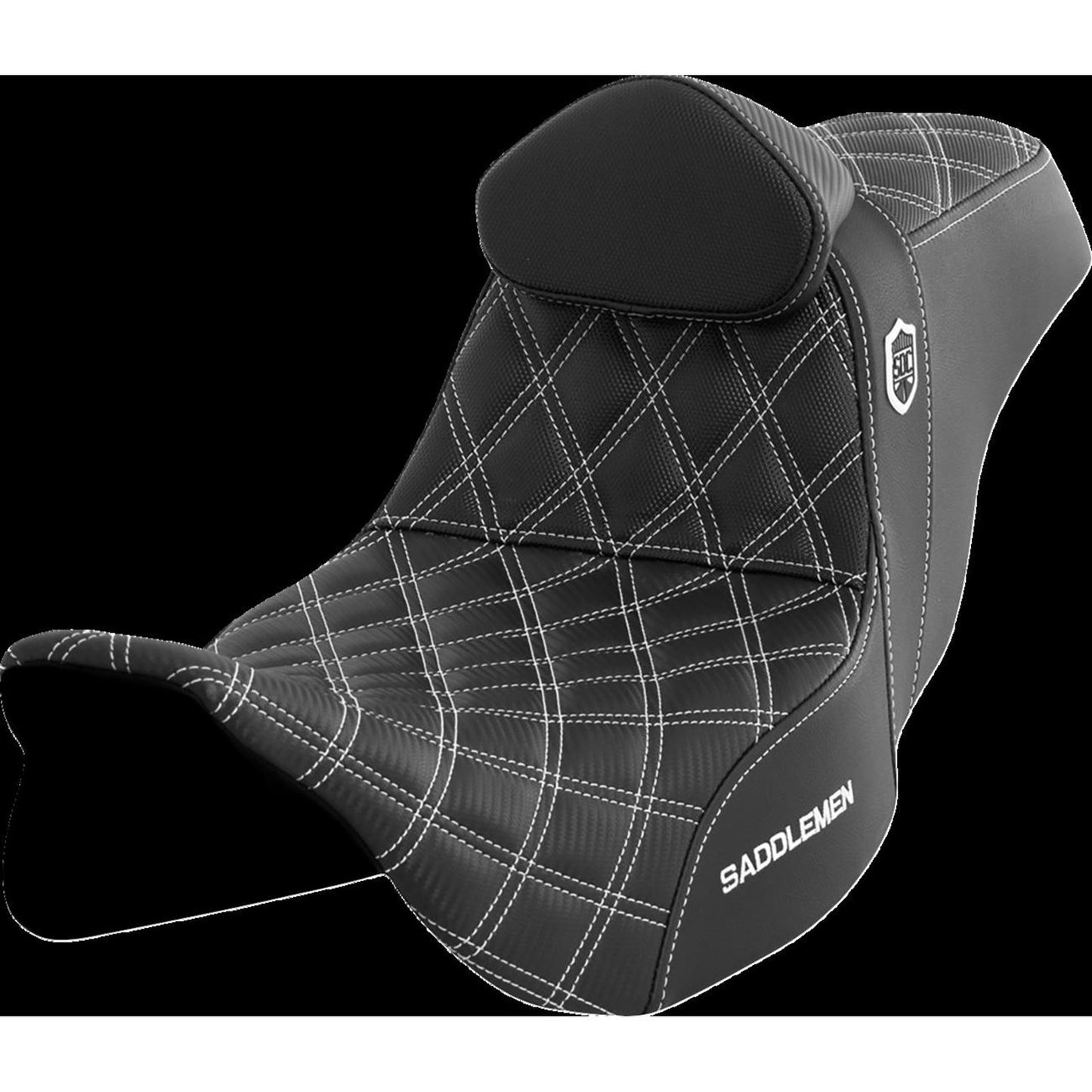 Saddlemen Pro Series SDC Performance Seat - White Stitch - FLH/FLT '08-'23 SC80807WHIRT_1443853