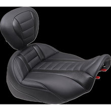 Mustang Motorcycle Products Deluxe Touring Solo Seat - Metal Stitch - FLT/FLH '23-'24 89401GM_1442555