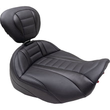 Mustang Motorcycle Products Deluxe Touring Solo Seat - Black Stitch for H-D FLT/FLH '23-'24 89401_1438124