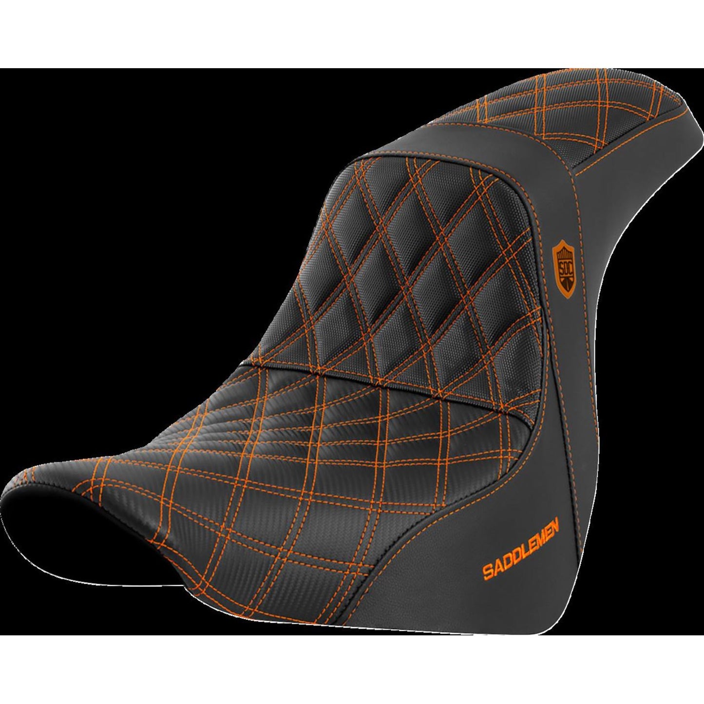 Pro Series SDC Performance Seat - without Backrest - Orange Stitch_1440081
