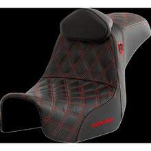 Saddlemen Pro Series SDC Performance Seat - with Backrest - Red Stitch SC80604REDRT_1452690