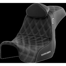 Saddlemen Pro Series SDC Performance Seat - with Backrest - Silver Stitch SC80604SILRT_1452692