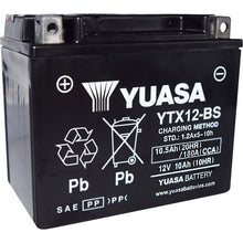 Yuasa AGM Battery - 12V - 10ah - YTX12-BS - Maintenance-Free YUAM3RH2SIND_1438194