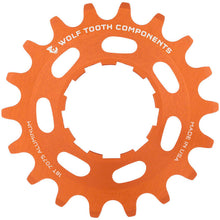 Wolf Tooth Single Speed Al Cog 18t - Orange OPEN BOX [MPN: AL-SS-ORG-COG18]_2576821