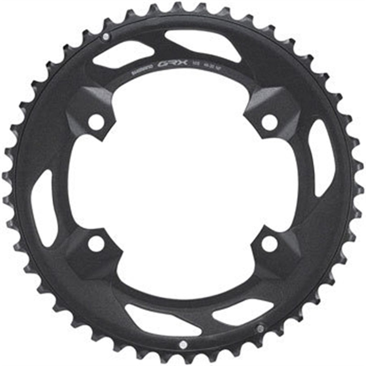 Shimano Chainring - 46t - 110 BCD - For 2x10 - Black - FC-RX600-10 [MPN: Y0K798010]_1438704