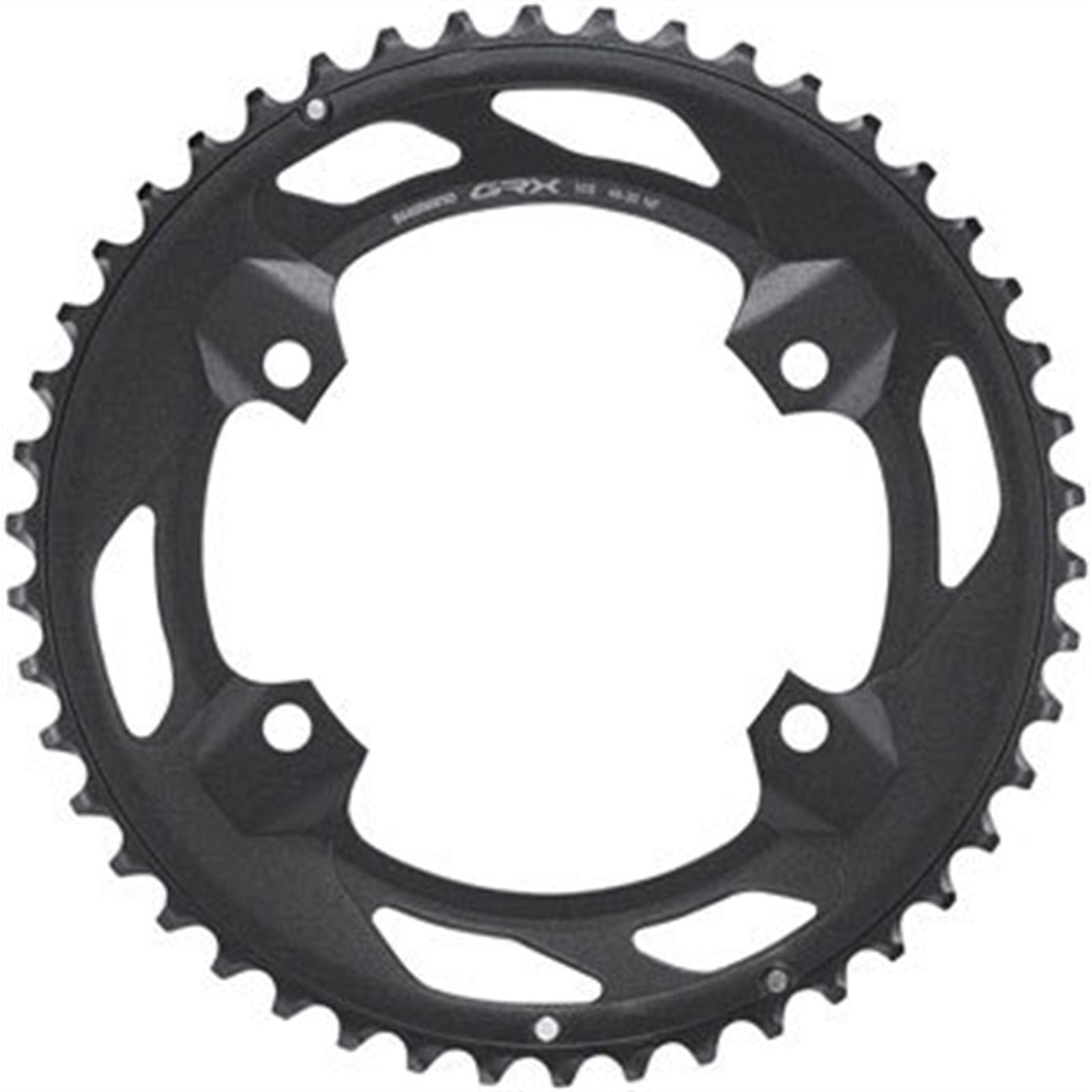 Shimano Chainring - 46t - 110 BCD - For 2x10 - Black - FC-RX600-10 [MPN: Y0K798010]_1438704