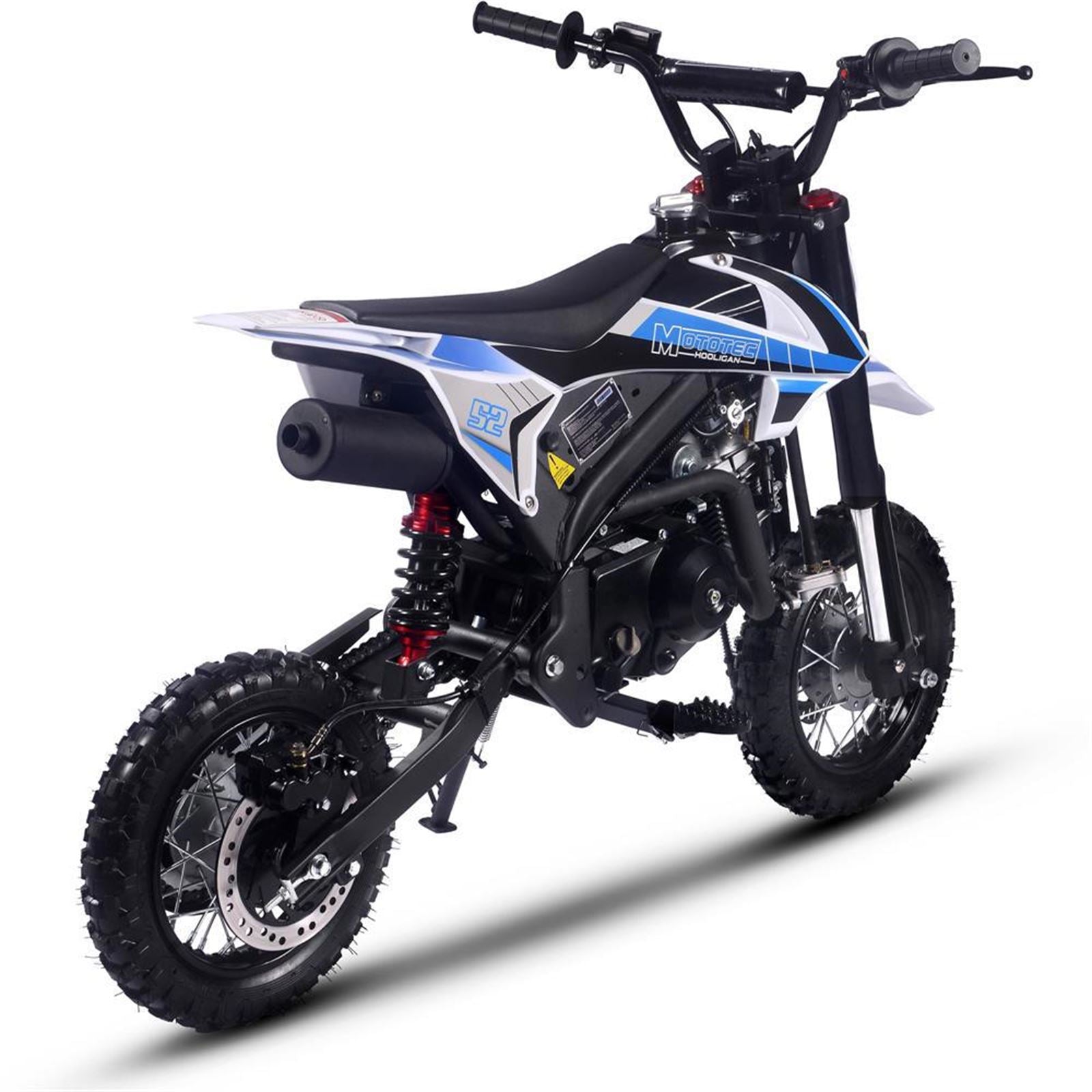 MotoTec USA Hooligan 72cc 4-Stroke Gas Dirt Bike - Blue MT-HOOLIGAN-72CC_BLUE_1438579