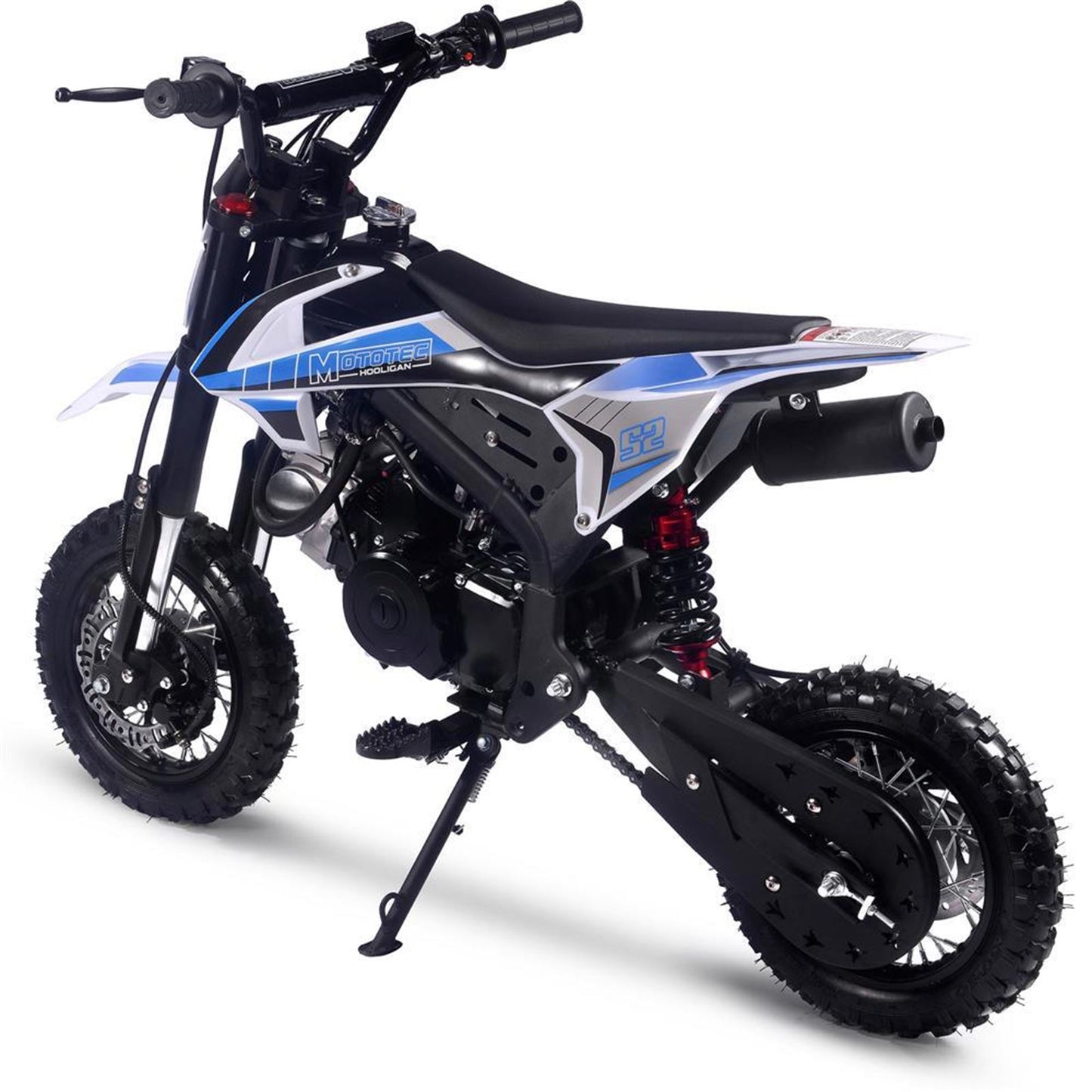 MotoTec USA Hooligan 72cc 4-Stroke Gas Dirt Bike - Blue MT-HOOLIGAN-72CC_BLUE_1438578