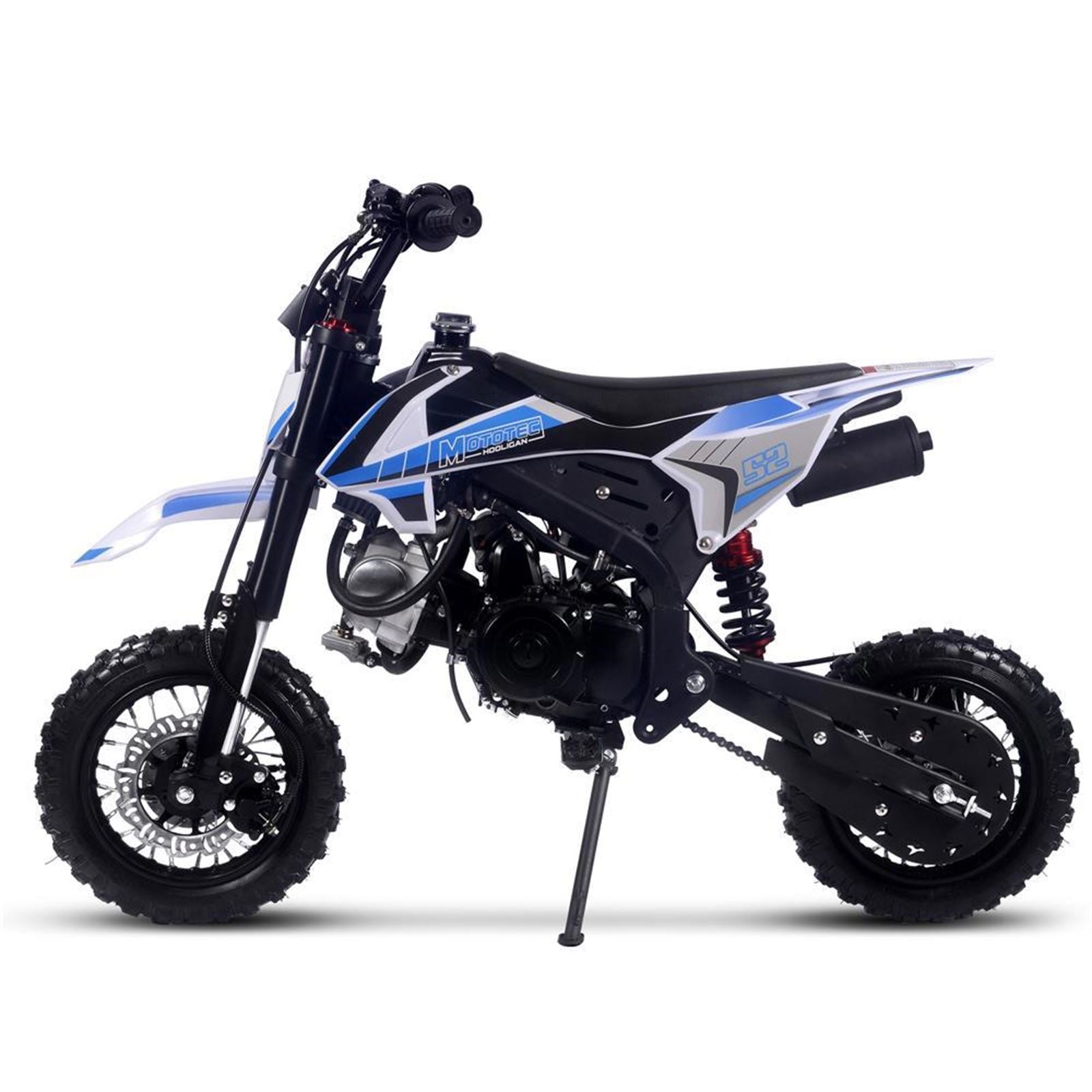 MotoTec USA Hooligan 72cc 4-Stroke Gas Dirt Bike - Blue MT-HOOLIGAN-72CC_BLUE_1438585