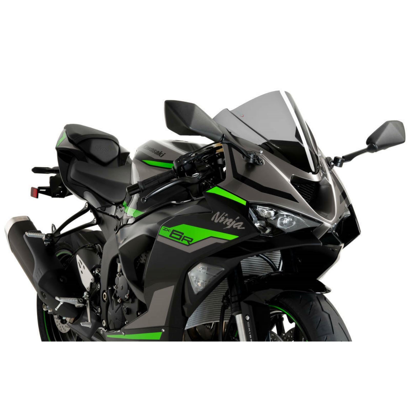Puig Windscreen Z-Racing for Kawasaki - Smoke 21831H_1439092