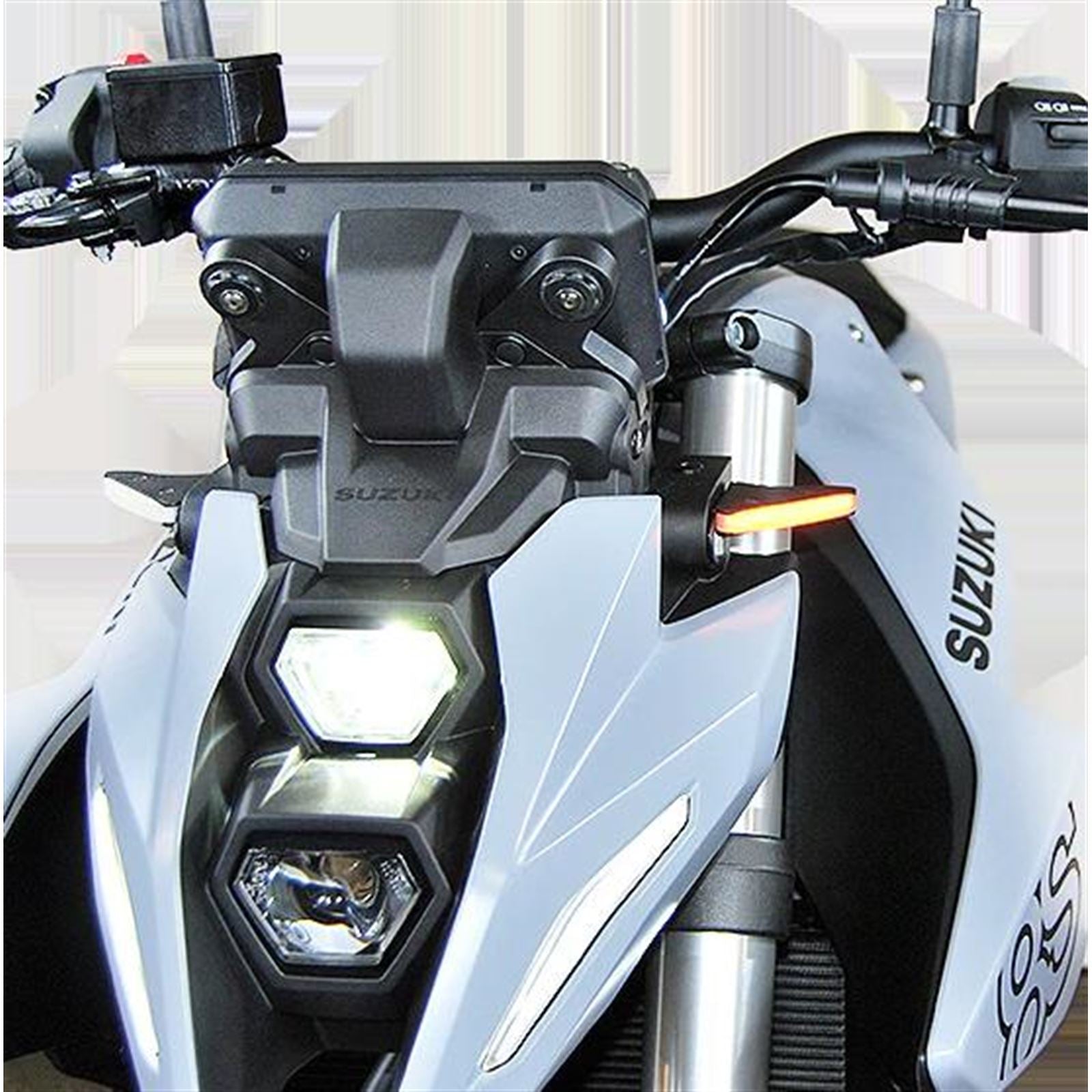New Rage Cycle Front Turn Signals for Suzuki 2024 GSX-8S/2023 GSX-8S [MPN: GSX8-FB]_1443877