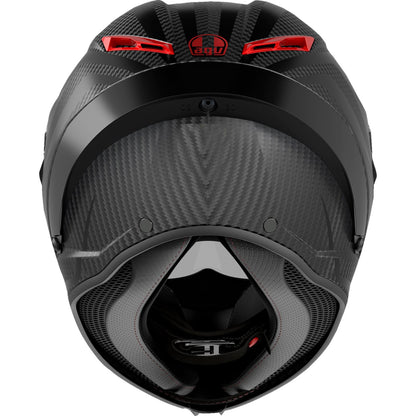 AGV Helmets Pista GP RR Helmet - Intrepido - Matte Carbon/Black/Red_1439101