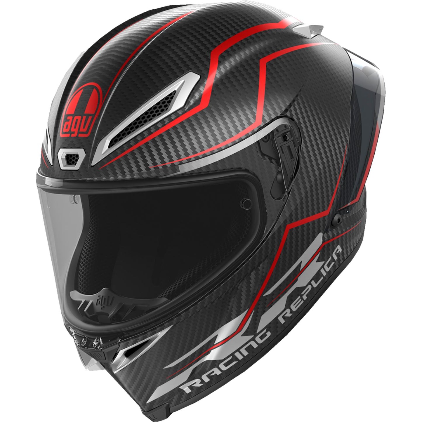 Pista GP RR Helmet - Intrepido - Matte Carbon/Black/Red - XL_1439108
