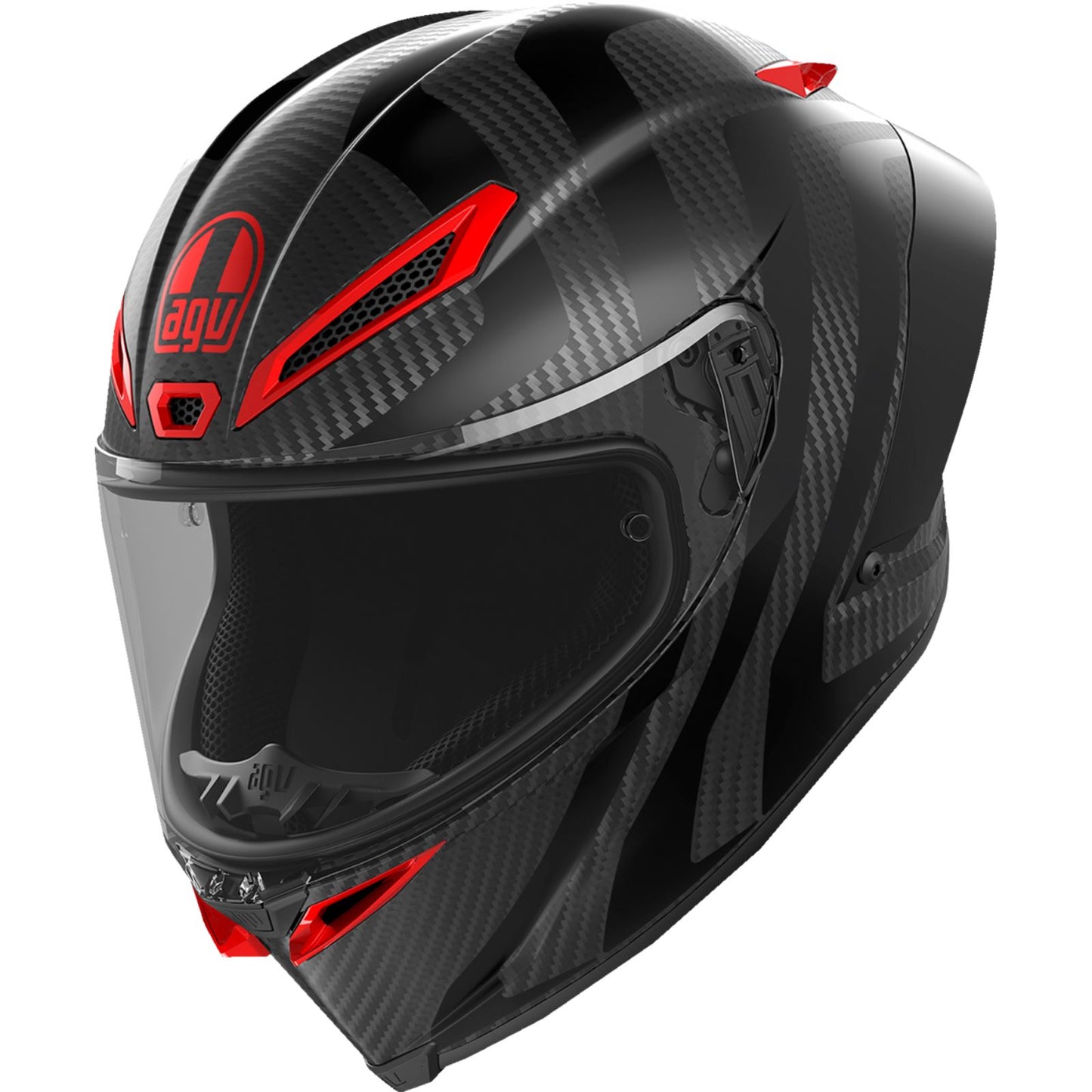 Pista GP RR Helmet - Intrepido - Matte Carbon/Black/Red - 2XL_1439113