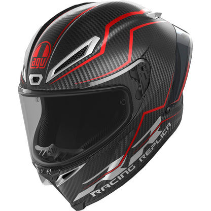 Pista GP RR Helmet - Intrepido - Matte Carbon/Black/Red - 2XL_1439118