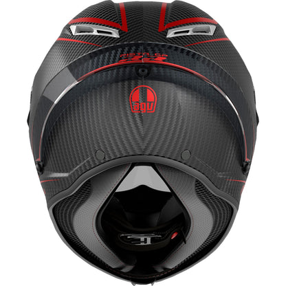 Pista GP RR Helmet - Intrepido - Matte Carbon/Black/Red - 2XL_1439147