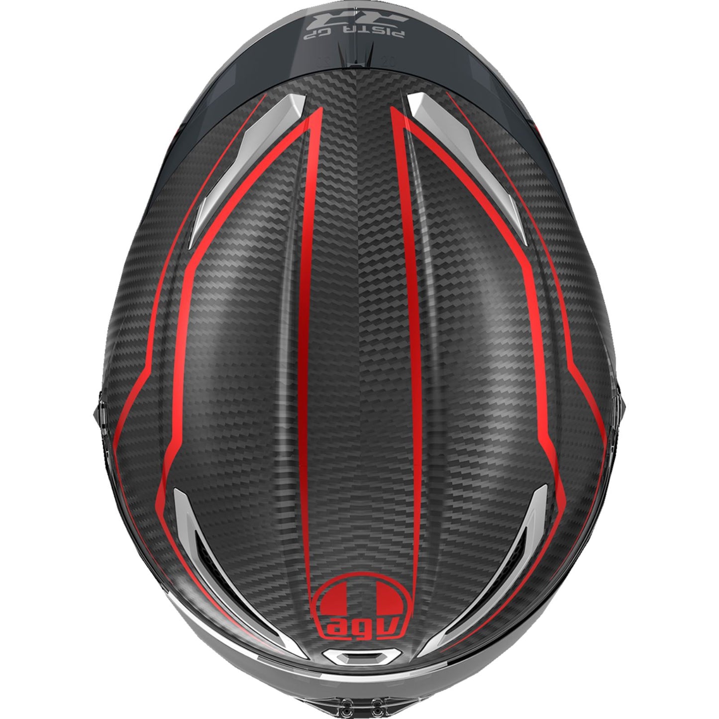 Pista GP RR Helmet - Intrepido - Matte Carbon/Black/Red - 2XL_1439171