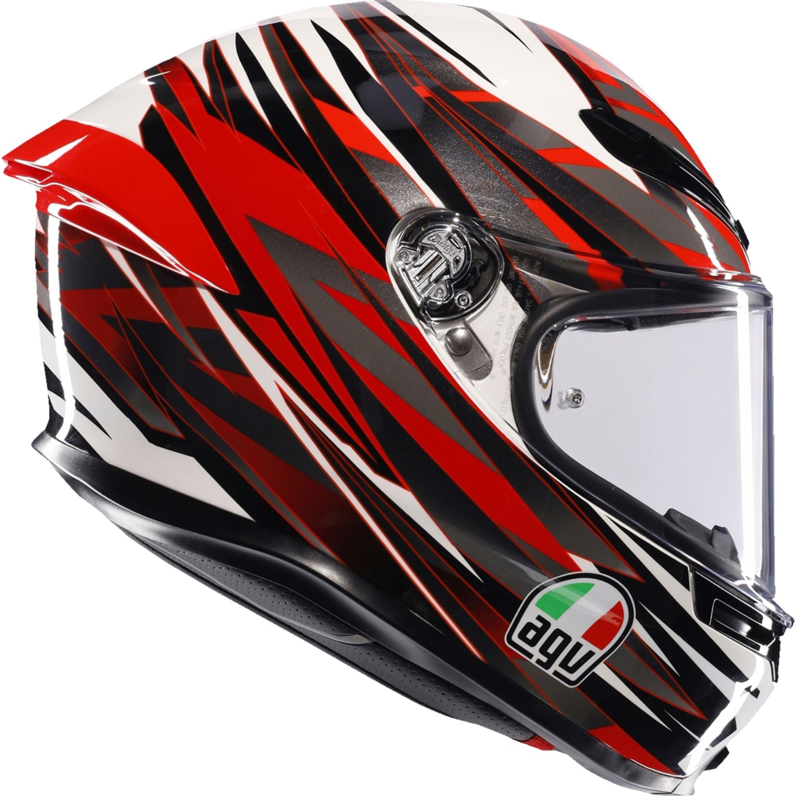 K6 S Helmet - Reeval - White/Red/Gray - 2XL_1439150