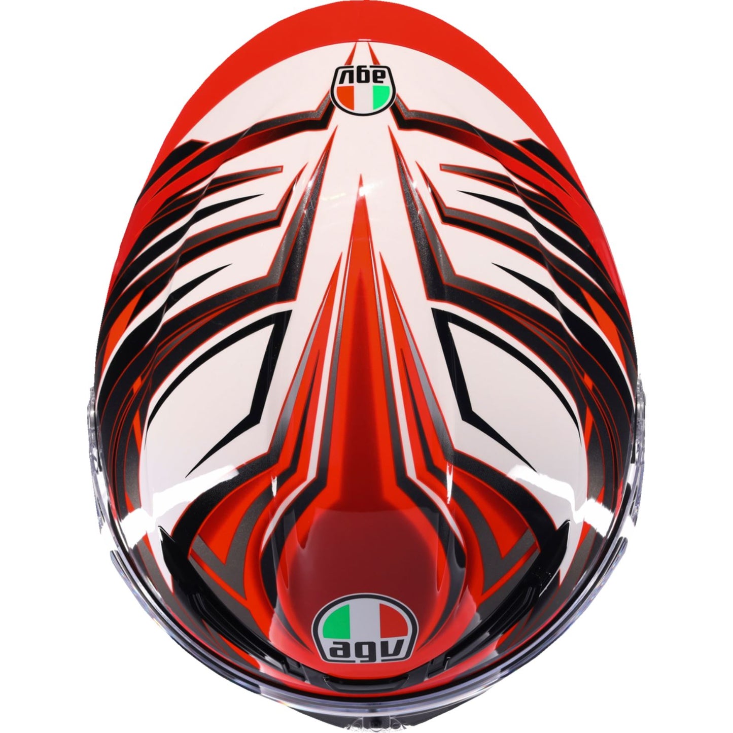 K6 S Helmet - Reeval - White/Red/Gray - 2XL_1439152