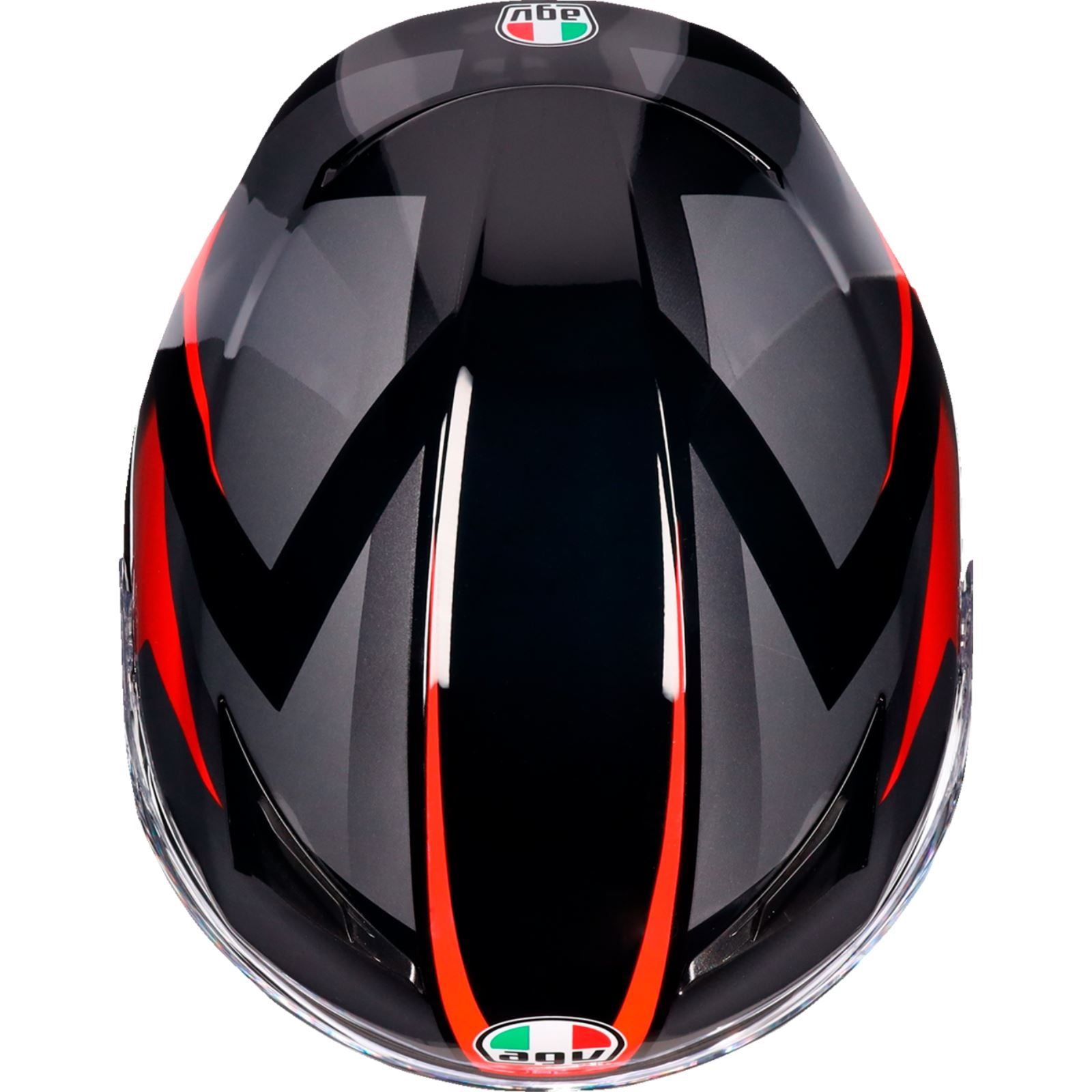 K3 Helmet - Striga - Black/Gray/Red - Small_1439158
