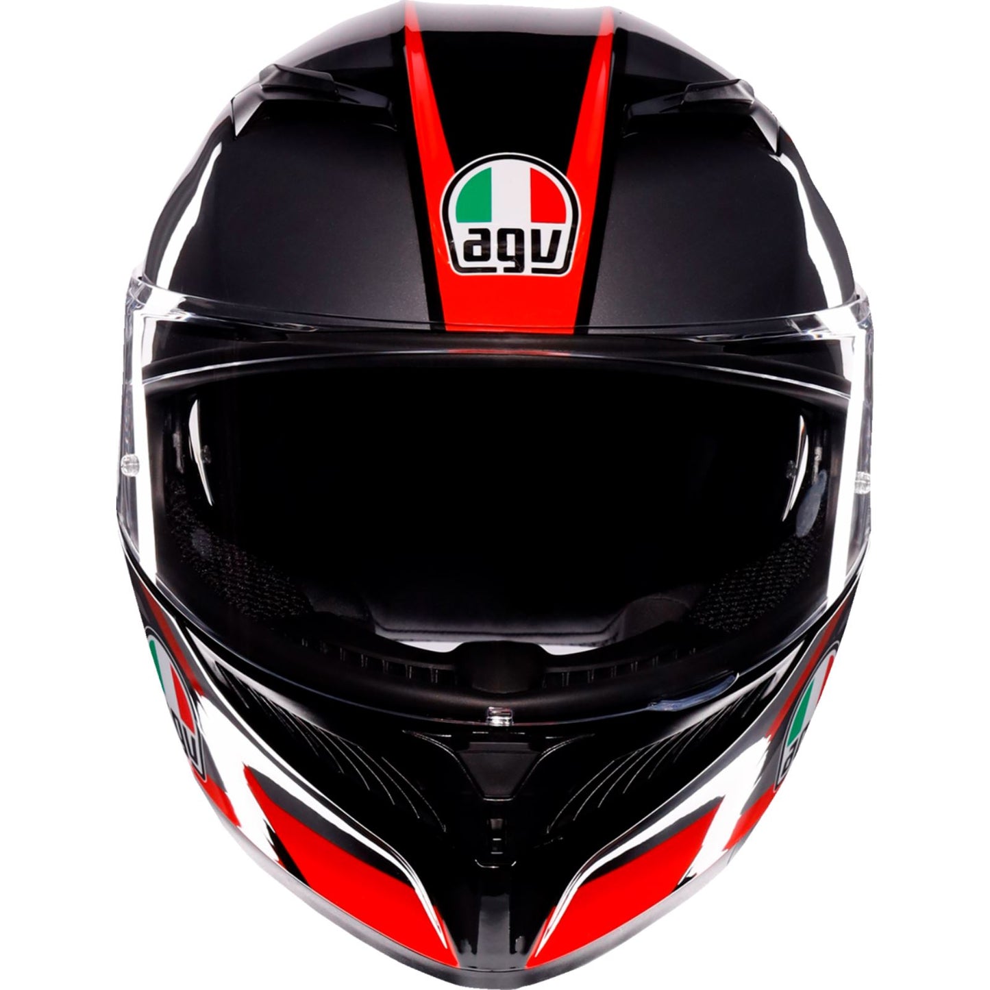 AGV Helmets K3 Helmet - Striga - Black/Gray/Red_1439166