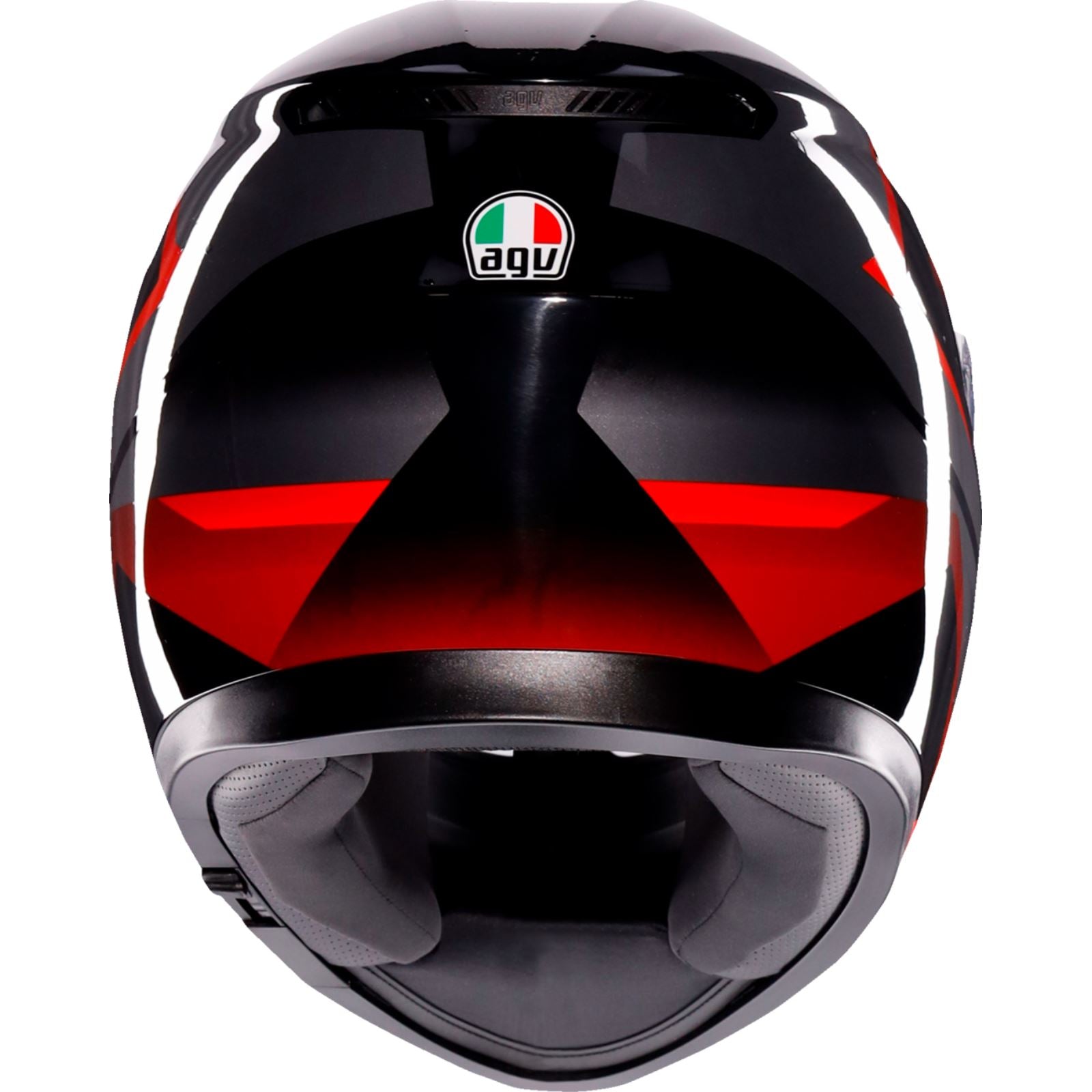 AGV Helmets K3 Helmet - Striga - Black/Gray/Red_1439169