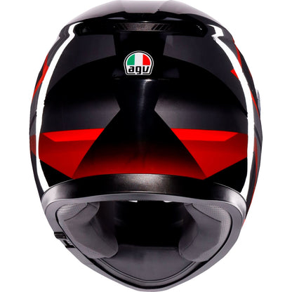 AGV Helmets K3 Helmet - Striga - Black/Gray/Red_1439169