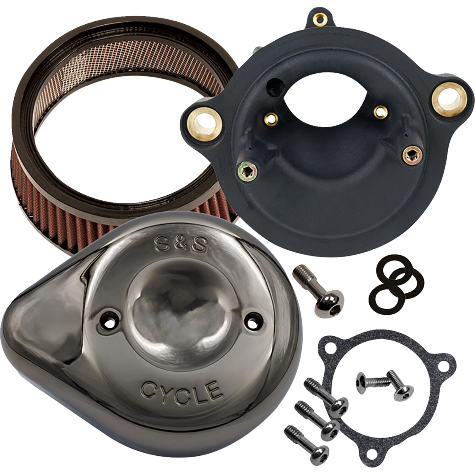 S&S Cycle Stealth Air Cleaner Kit - Cover for M8 Touring 170-0797_1439450