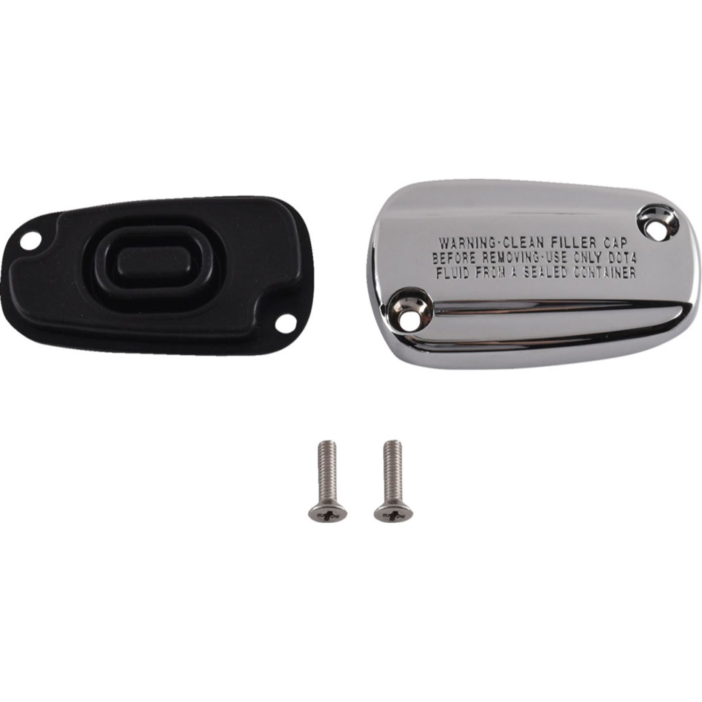 Drag Specialties Rear Master Cylinder Cover - M8 Softail - Chrome 1731-0783_1558394