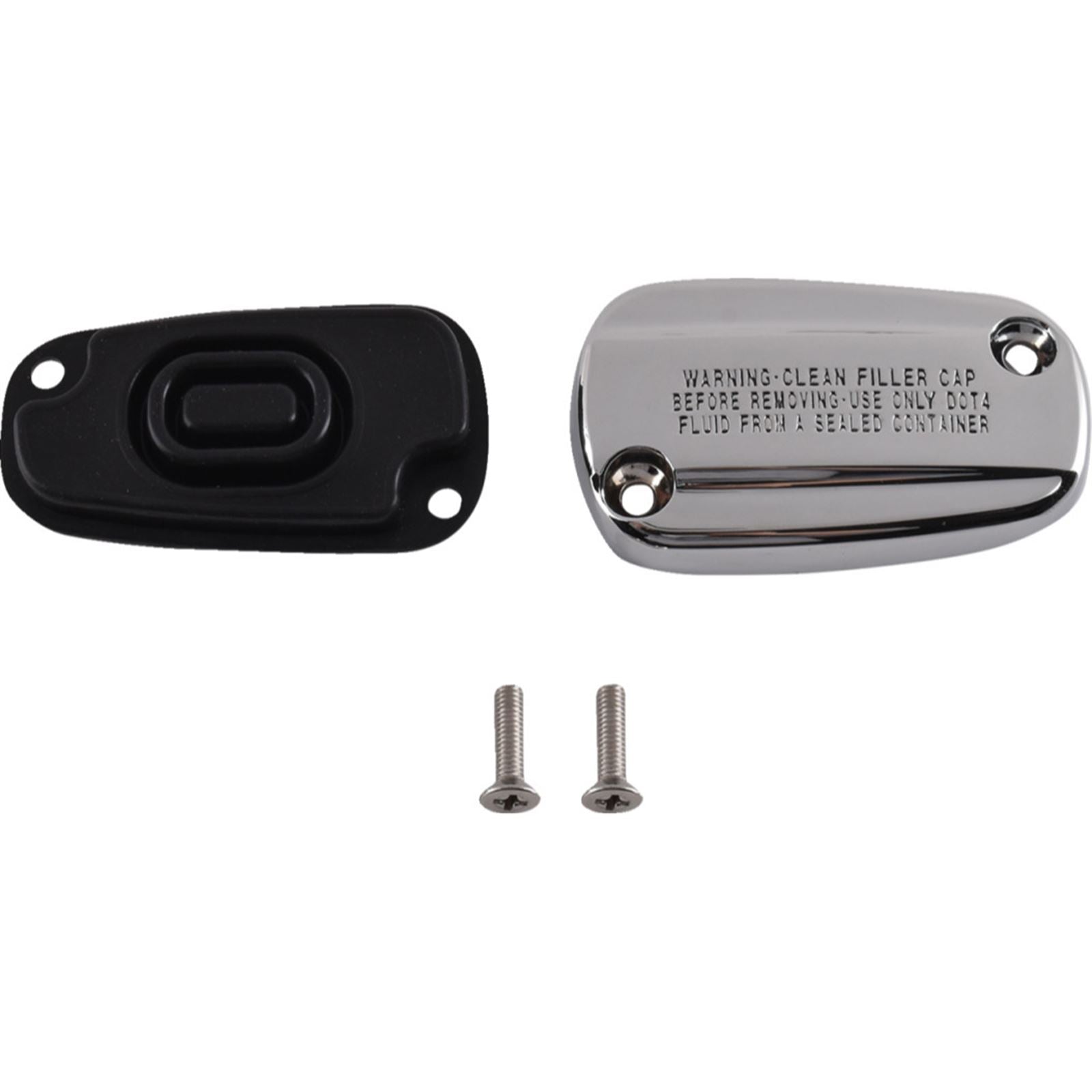 Drag Specialties Rear Master Cylinder Cover - M8 Softail - Chrome 1731-0783_1558394
