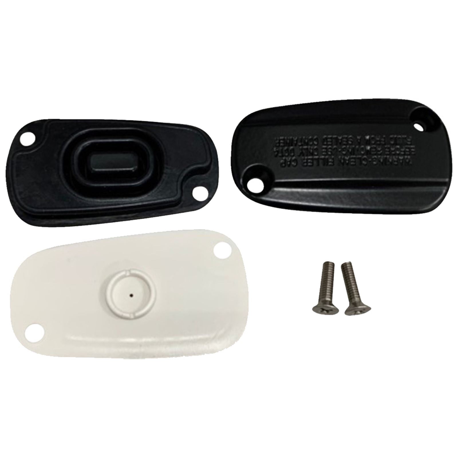 Drag Specialties Rear Master Cylinder Cover - M8 Softail - Black 1731-0785_1558406