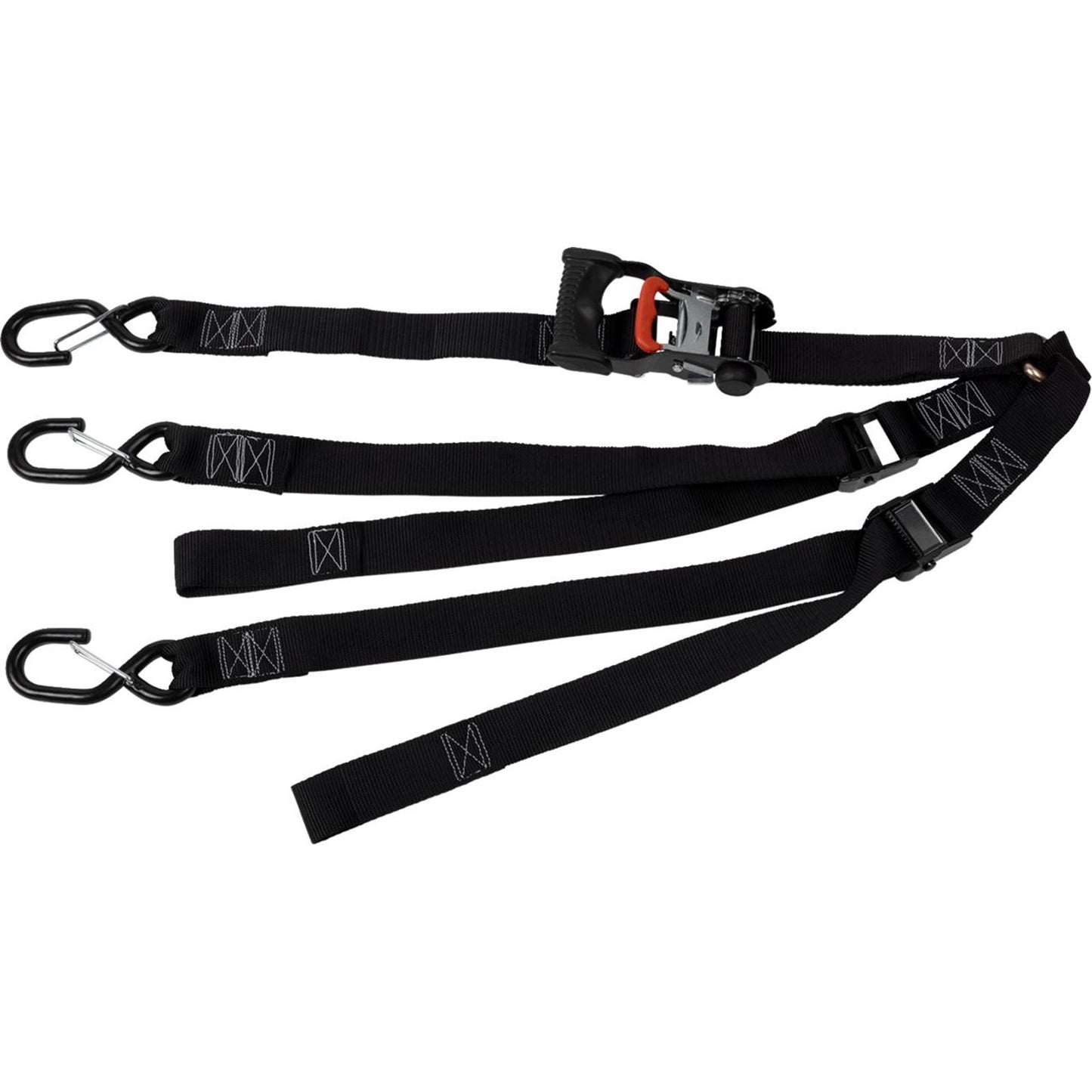 Moose Offroad Spare Tire Y-Straps for UTV - Black 3920-0523_1488490