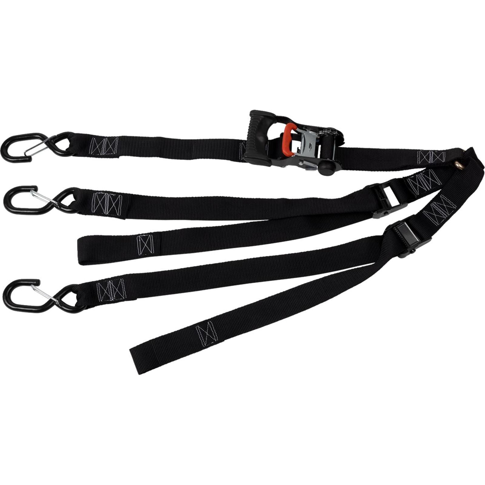 Moose Offroad Spare Tire Y-Straps for UTV - Black 3920-0523_1488490