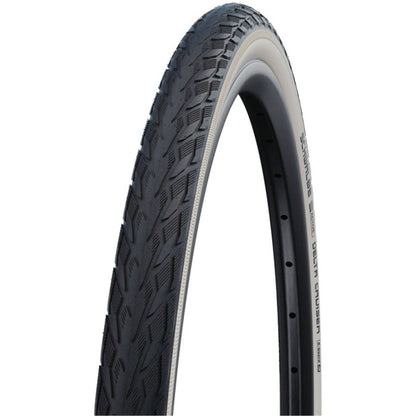Schwalbe Delta Cruiser Plus Tire - 26 x 1-3/8, Clincher, Whitewall/Reflective [MPN: 11159597]_1932762