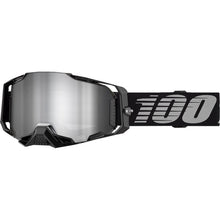 100% Armega Goggles - Black - Silver Mirror OPEN BOX [MPN: 50005-00030]_2093759