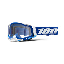 100% Racecraft 2 Goggles - Blue - Clear Lens 50009-00035_1508755
