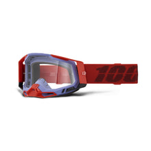 100% Racecraft 2 Goggles - Cleat - Clear Lens 50009-00027_1508764