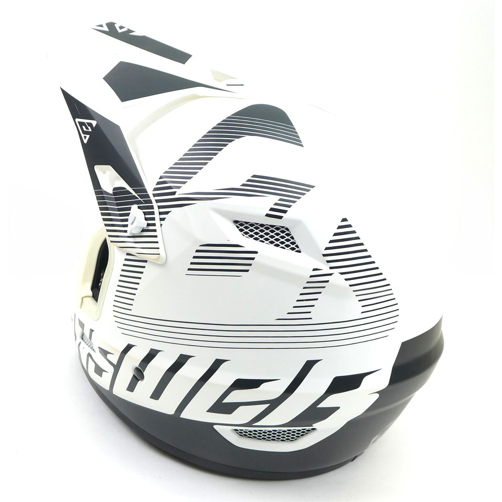 Answer A23 AR1 V2 Bold Helmet - White/Black - Youth Medium OPEN BOX 447755_1440839