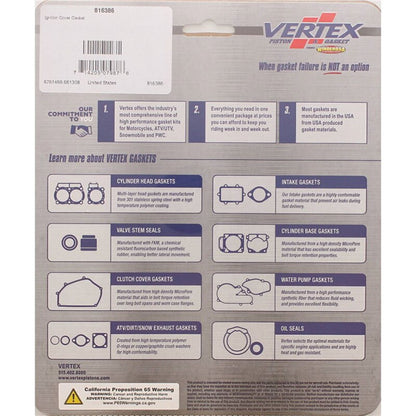 Vertex Ignition Cover Gasket 816386_1526811