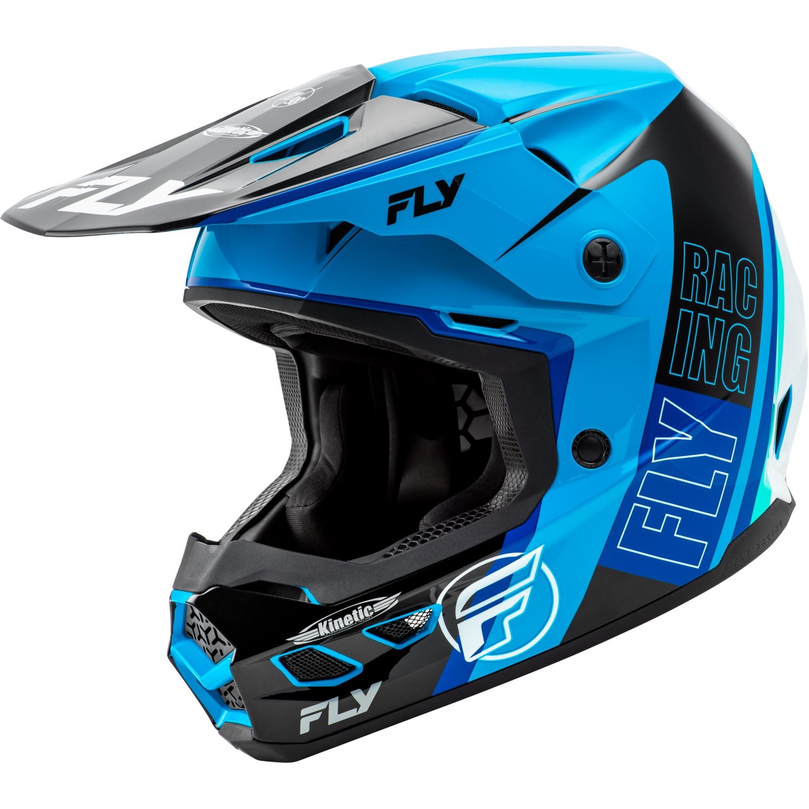 Kinetic Rally Helmet - Blue/Black/White - XL_1441398