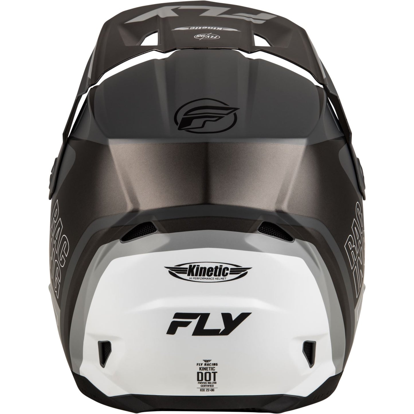 Kinetic Rally Helmet - Matte Grey/Black/White - Large_1441435