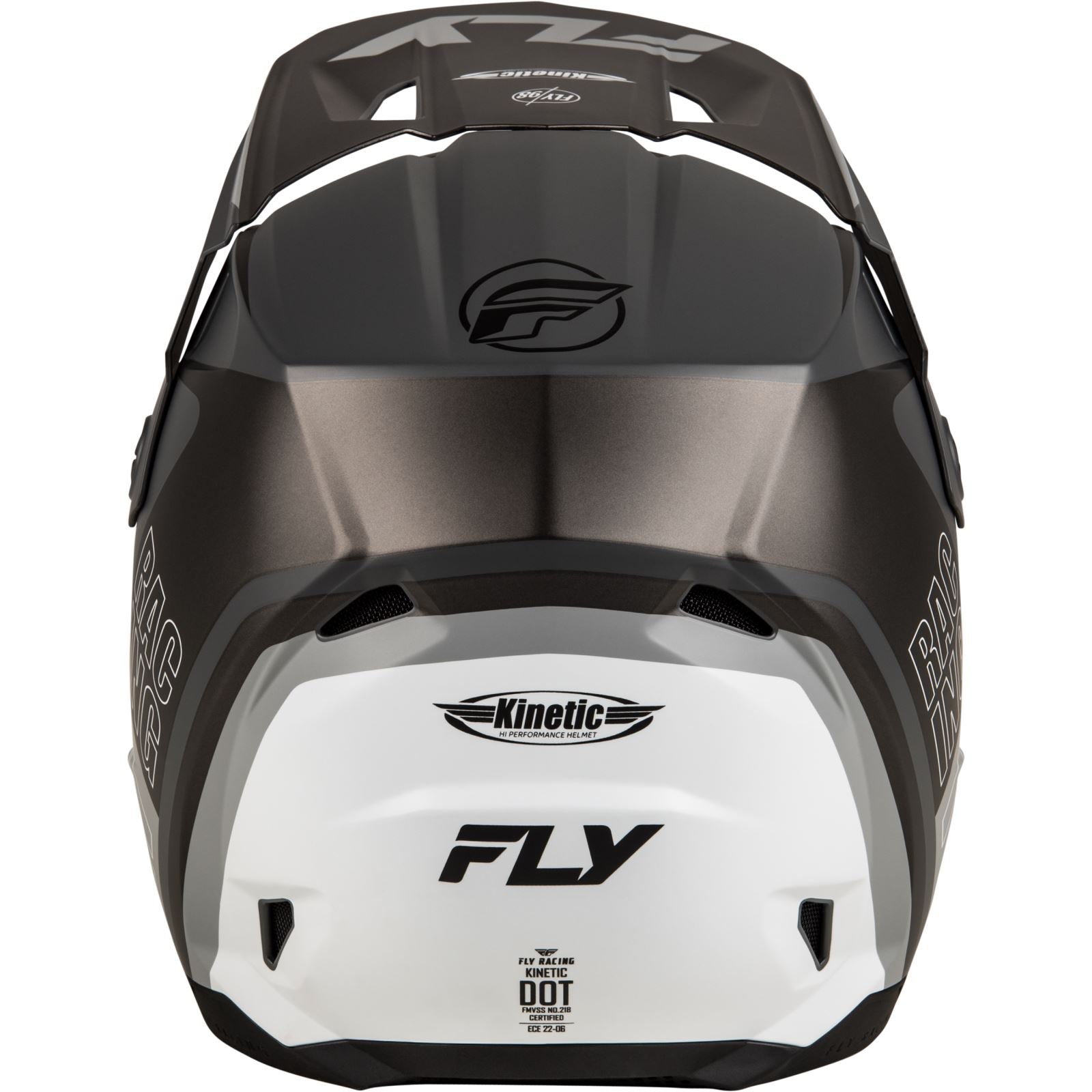 Kinetic Rally Helmet - Matte Grey/Black/White - XS_1441451