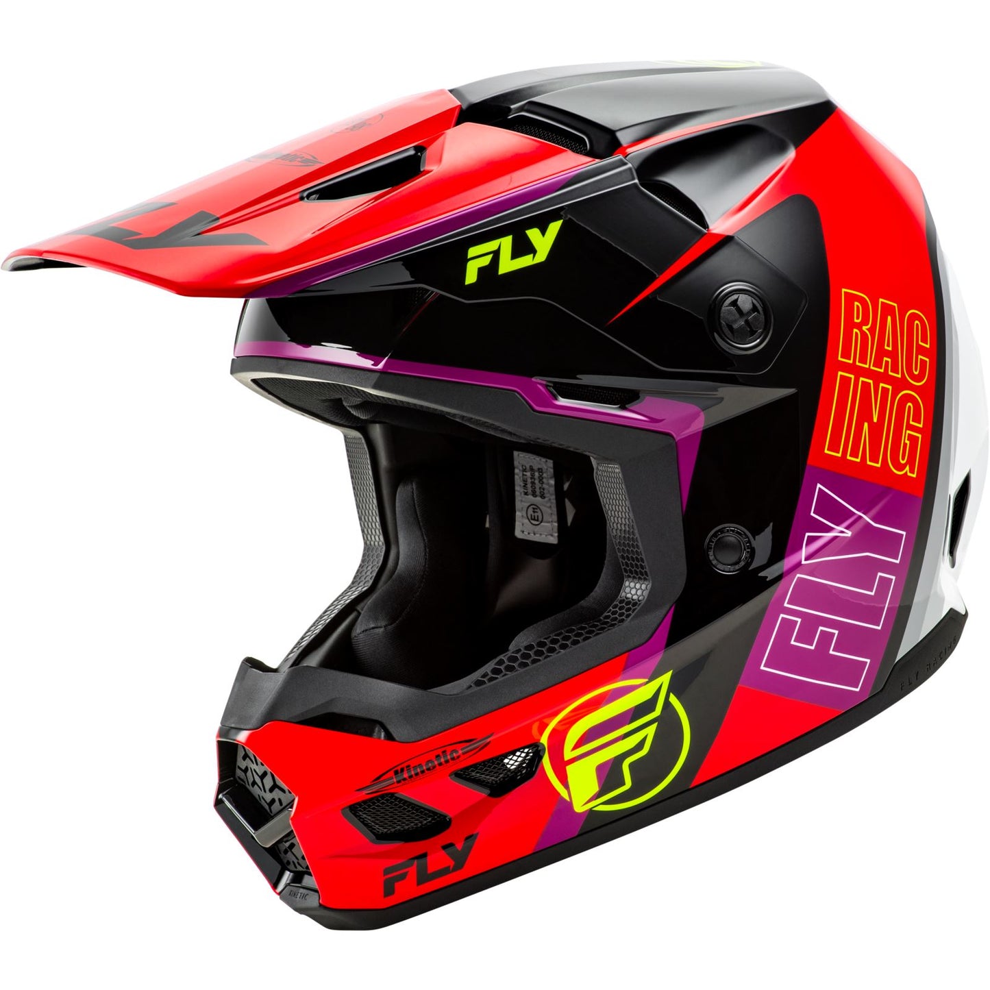 Kinetic Rally Helmet - Red/Black/White - Small_1441482