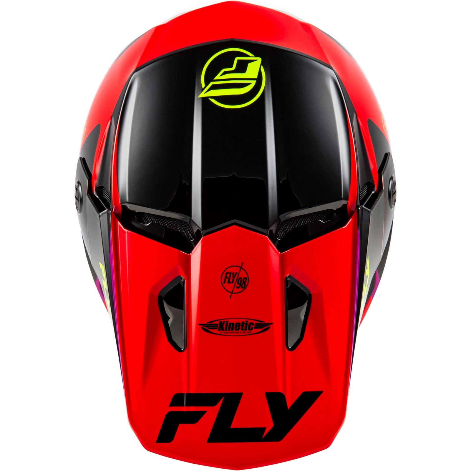 Kinetic Rally Helmet - Red/Black/White - XS_1441472